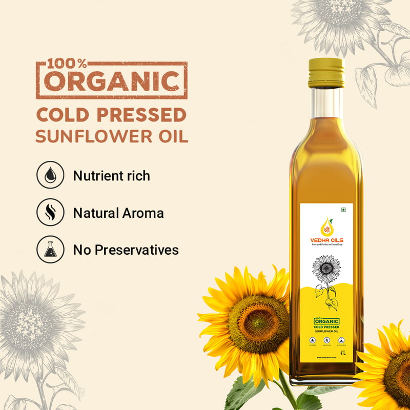 Wood Pressed Sunflower Oil